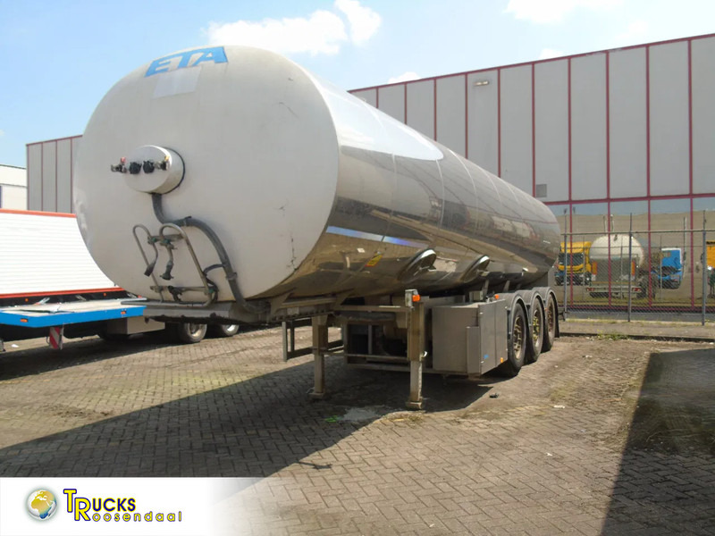 ETA 29.000 LITER + INOX + MILK + WATER - Semiremorcă cisternă: Foto 1 ETA 29.000 LITER + INOX + MILK + WATER - Semiremorcă cisternă: Foto 1