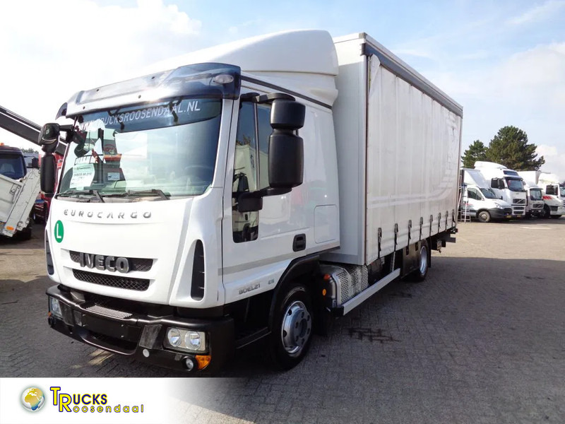 Iveco Eurocargo 80EL21 RESERVED Manual + Euro 6 + Dhollandia Lift - Camion cu prelată: Foto 1 Iveco Eurocargo 80EL21 RESERVED Manual + Euro 6 + Dhollandia Lift - Camion cu prelată: Foto 1
