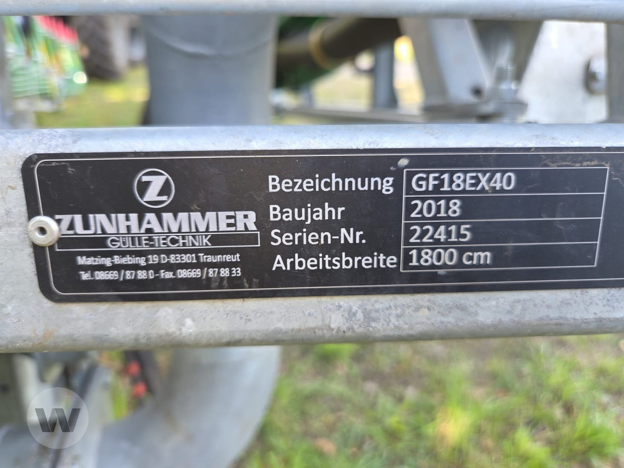 Zunhammer Glidefix-Verteiler - Alte utilaje: Foto 3 Zunhammer Glidefix-Verteiler - Alte utilaje: Foto 3