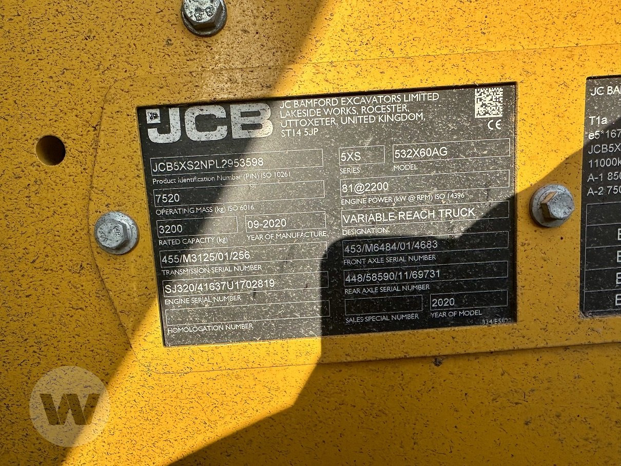 JCB 532-60 - Stivuitor telescopic: Foto 3 JCB 532-60 - Stivuitor telescopic: Foto 3