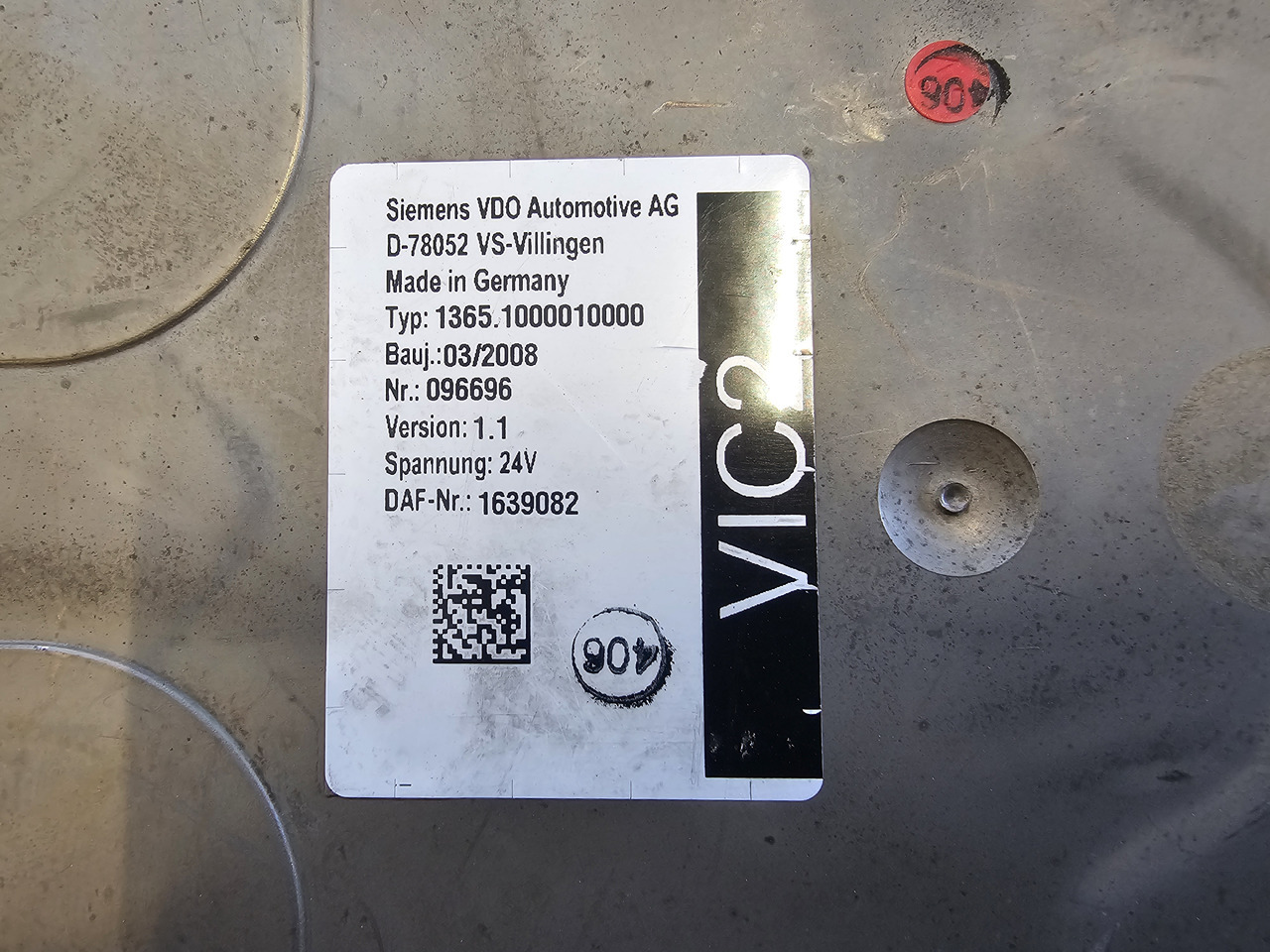 DAF XF CF / VIC2 CONTROL UNIT / 1639082 - Calculator de bord: Foto 4 DAF XF CF / VIC2 CONTROL UNIT / 1639082 - Calculator de bord: Foto 4
