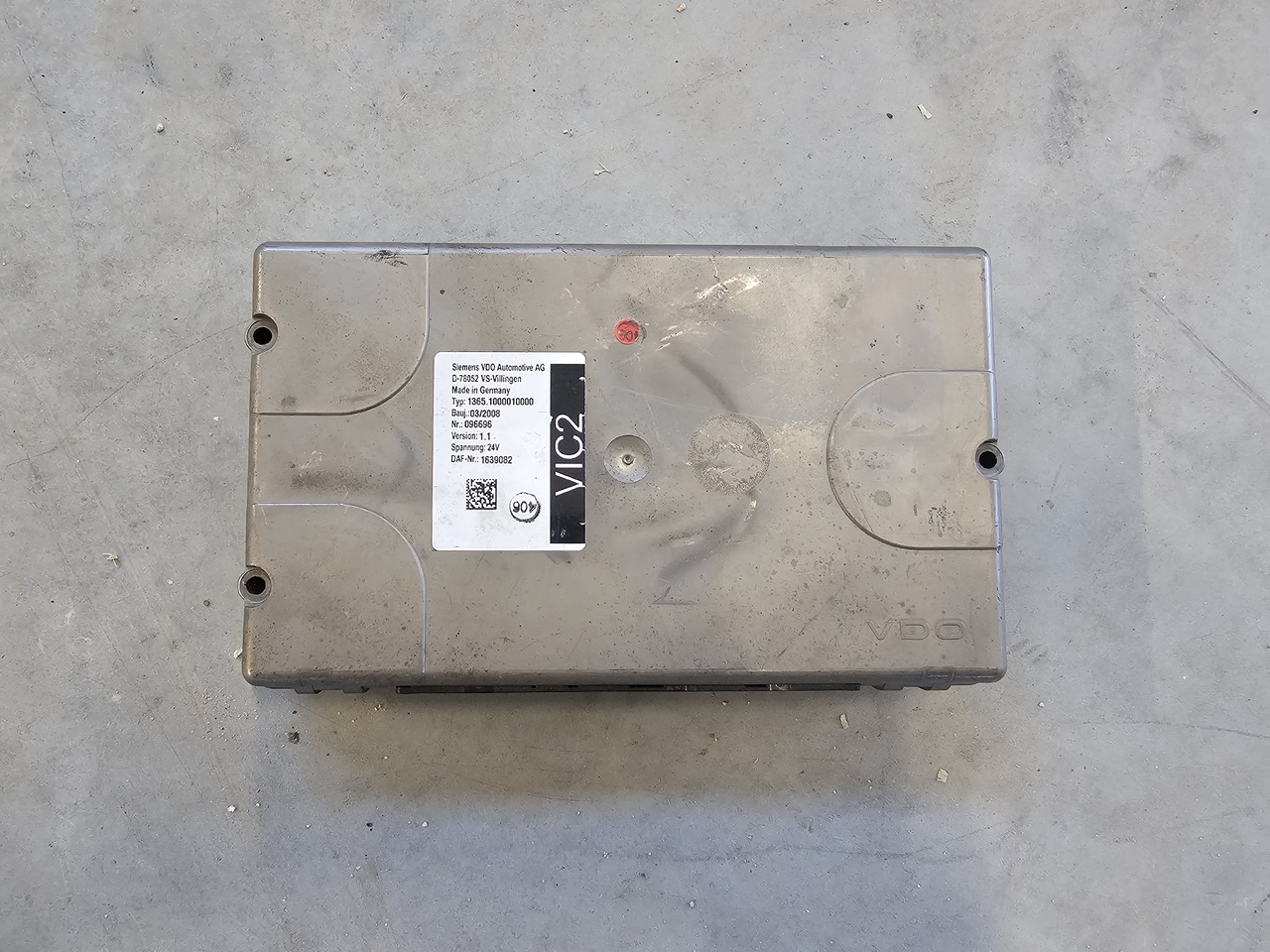 DAF XF CF / VIC2 CONTROL UNIT / 1639082 - Calculator de bord: Foto 2 DAF XF CF / VIC2 CONTROL UNIT / 1639082 - Calculator de bord: Foto 2