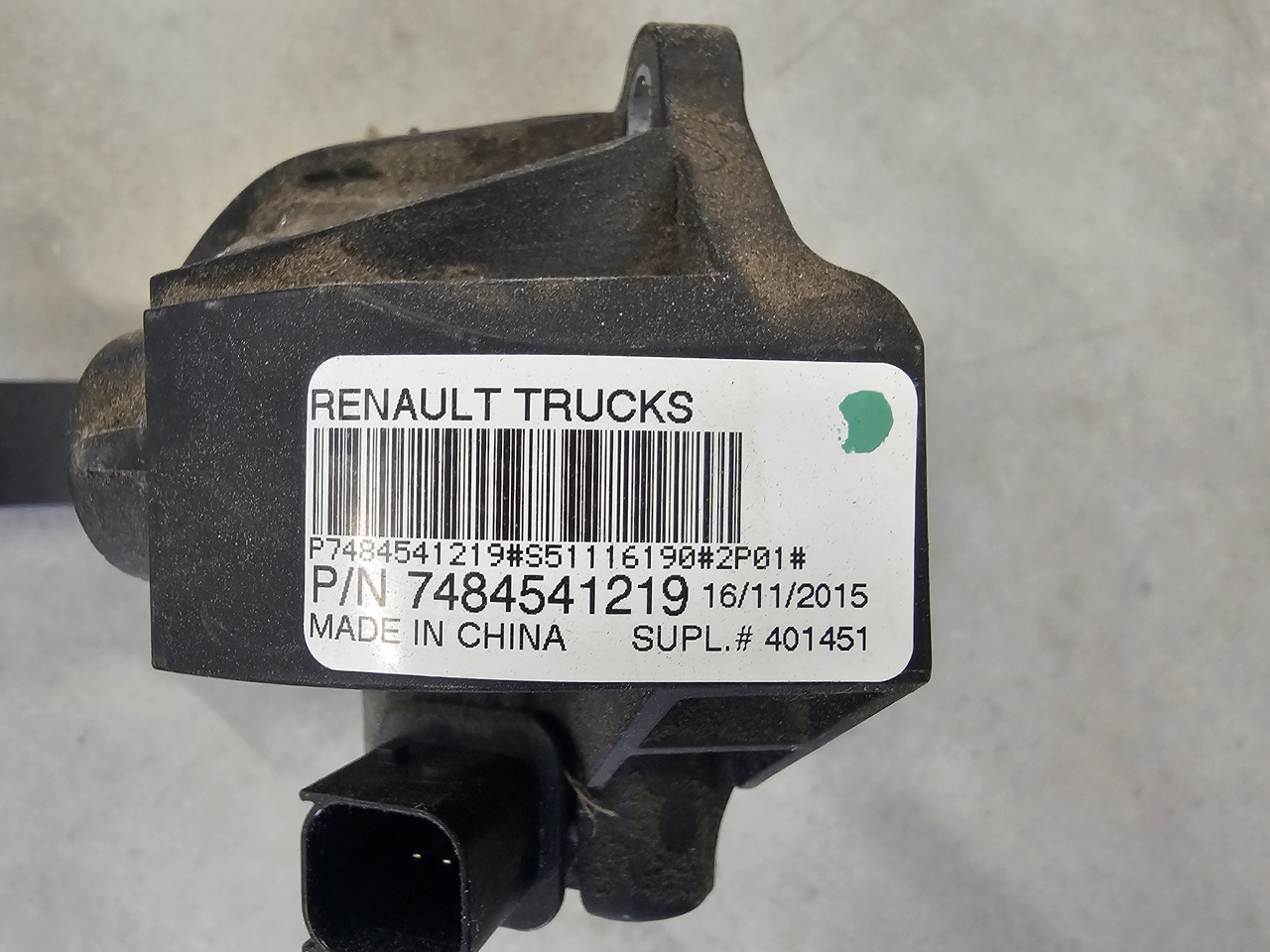RENAULT RANGE T / ACCELERATE PEDAL / 7484541219 - Pedala: Foto 4 RENAULT RANGE T / ACCELERATE PEDAL / 7484541219 - Pedala: Foto 4