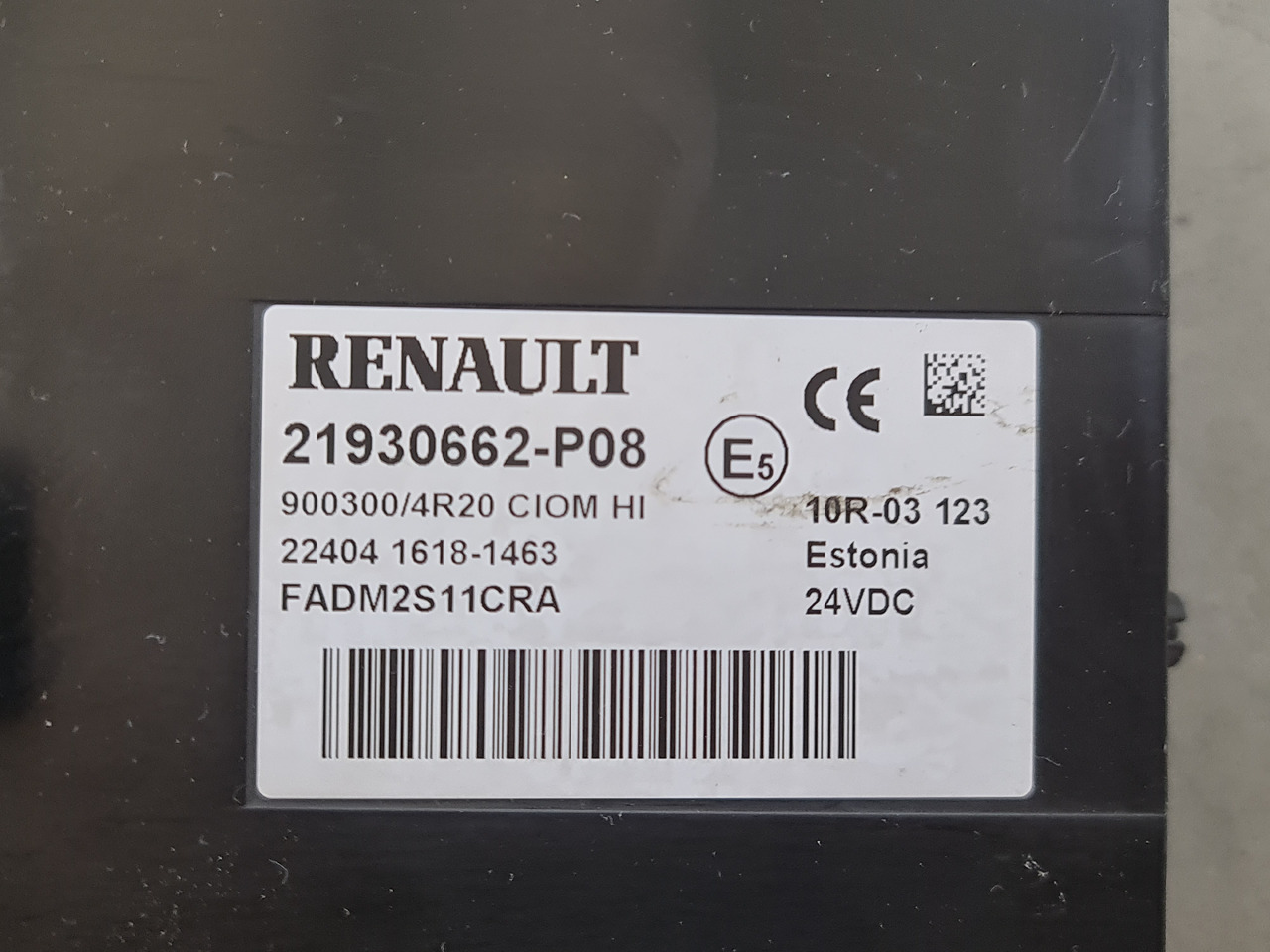 RENAULT RANGE T / CIOM HI CONTROL UNIT / 21930662-P08 - Calculator de bord: Foto 3 RENAULT RANGE T / CIOM HI CONTROL UNIT / 21930662-P08 - Calculator de bord: Foto 3