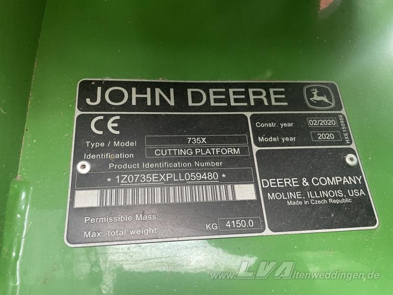Heder John Deere 735X: Foto 8 Heder John Deere 735X: Foto 8