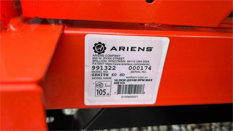 Ariens Zenith 60 SD Top professionel maskine med stor 2 c - Tractor comunal: Foto 2 Ariens Zenith 60 SD Top professionel maskine med stor 2 c - Tractor comunal: Foto 2