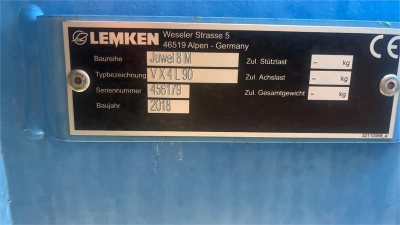 Lemken Juwel 8M VX4L90 MEGET VELHOLDT plov som ikke har k - Plug: Foto 5 Lemken Juwel 8M VX4L90 MEGET VELHOLDT plov som ikke har k - Plug: Foto 5