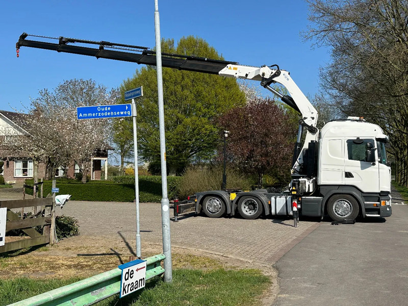 Scania R450 6x2 !!TRACTOR!!!CRANE/GRUE/HMF 50TM!!TOP!EURO6!! - Cap tractor: Foto 4 Scania R450 6x2 !!TRACTOR!!!CRANE/GRUE/HMF 50TM!!TOP!EURO6!! - Cap tractor: Foto 4