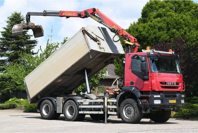 Iveco TRAKKER 450ps !!Z-KRAAN!!RADIO REMOTE!!3 SIDED TIPPER!!EURO5!! 10MM CHASSIS LIBIA!! - Camion basculantă, Camion cu macara: Foto 4 Iveco TRAKKER 450ps !!Z-KRAAN!!RADIO REMOTE!!3 SIDED TIPPER!!EURO5!! 10MM CHASSIS LIBIA!! - Camion basculantă, Camion cu macara: Foto 4
