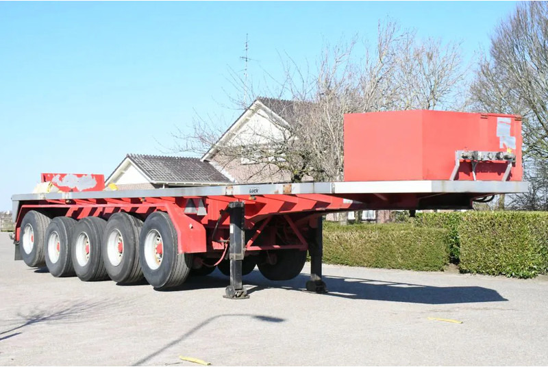 LUECK SPR75/5 5 achse BALLAST TRAILER 3x STEERAXLE!! - Semiremorcă platformă: Foto 1 LUECK SPR75/5 5 achse BALLAST TRAILER 3x STEERAXLE!! - Semiremorcă platformă: Foto 1