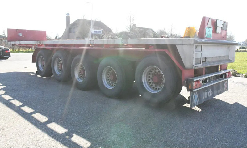 Semiremorcă platformă LUECK SPR75/5  5 achse BALLAST TRAILER 3x STEERAXLE!!: Foto 12