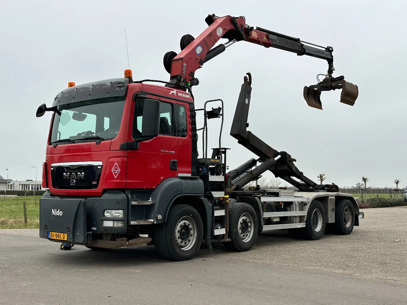 MAN TGS 41.400 8X4 WIDESPREAD!!HMF 22TM KRAAN/HAAK!!TOP!! - Camion cu cârlig, Camion cu macara: Foto 5 MAN TGS 41.400 8X4 WIDESPREAD!!HMF 22TM KRAAN/HAAK!!TOP!! - Camion cu cârlig, Camion cu macara: Foto 5