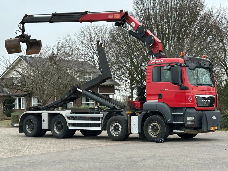 MAN TGS 41.400 8X4 WIDESPREAD!!HMF 22TM KRAAN/HAAK!!TOP!! - Camion cu cârlig, Camion cu macara: Foto 3 MAN TGS 41.400 8X4 WIDESPREAD!!HMF 22TM KRAAN/HAAK!!TOP!! - Camion cu cârlig, Camion cu macara: Foto 3
