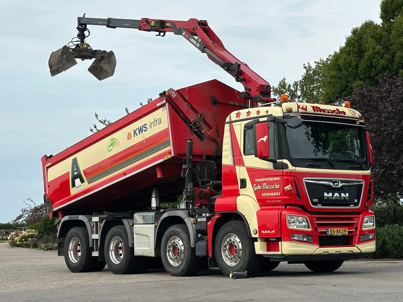 MAN TGS 43-460 WVT WIDESPREAD!!Z-Kraan/Kipper EURO 6!!263tkm!MANUELL!!ZERO EMISSIE 05-29 - Camion basculantă, Camion cu macara: Foto 1 MAN TGS 43-460 WVT WIDESPREAD!!Z-Kraan/Kipper EURO 6!!263tkm!MANUELL!!ZERO EMISSIE 05-29 - Camion basculantă, Camion cu macara: Foto 1