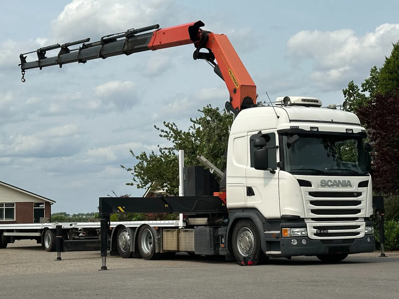 Scania G410 !KRAAN/CRANE/GRUE/ PALFINGER 53TM!! RADIO REMOTE!! EURO 6!!TOP! - Camion cu macara: Foto 1 Scania G410 !KRAAN/CRANE/GRUE/ PALFINGER 53TM!! RADIO REMOTE!! EURO 6!!TOP! - Camion cu macara: Foto 1