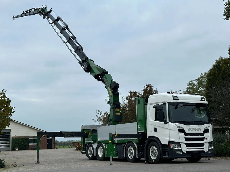 Scania G500 NGS 8X2 !!EURO6!!21DKM!! 2022!! PALFINGER 65TM/JIB/LIER/WINCH!!TOP!!ROOF/DACH/MONTAGE!!MANUTENTION!! CRANE!!GRUE!! - Camion cu macara: Foto 1 Scania G500 NGS 8X2 !!EURO6!!21DKM!! 2022!! PALFINGER 65TM/JIB/LIER/WINCH!!TOP!!ROOF/DACH/MONTAGE!!MANUTENTION!! CRANE!!GRUE!! - Camion cu macara: Foto 1