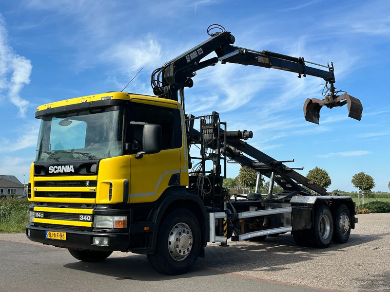 Scania R114-340 6x2 !!KRAAN/CONTAINER/KABEL!!MANUELL!! - Camion cu sistem de cablu, Camion cu macara: Foto 5 Scania R114-340 6x2 !!KRAAN/CONTAINER/KABEL!!MANUELL!! - Camion cu sistem de cablu, Camion cu macara: Foto 5