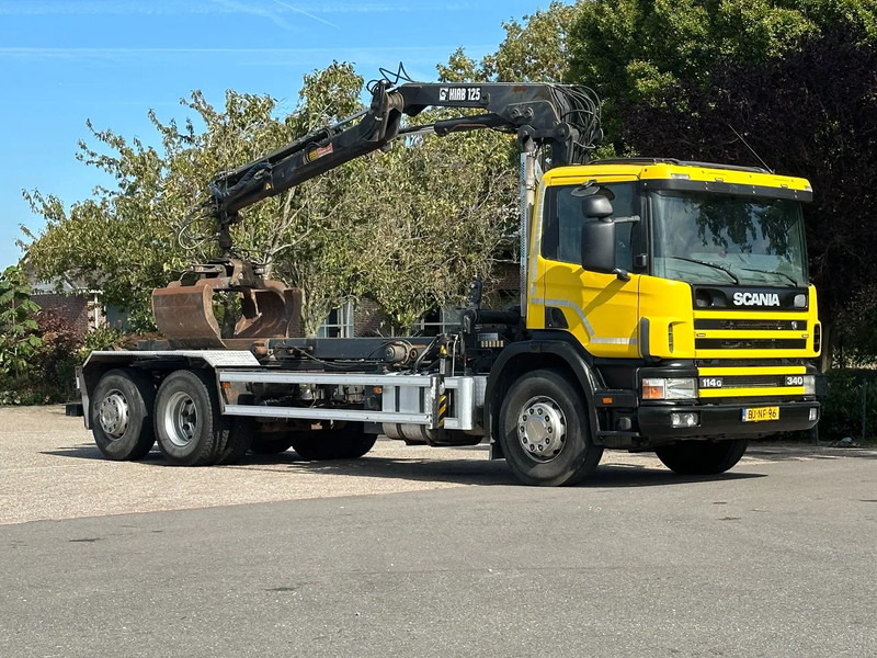 Scania R114-340 6x2 !!KRAAN/CONTAINER/KABEL!!MANUELL!! - Camion cu sistem de cablu, Camion cu macara: Foto 4 Scania R114-340 6x2 !!KRAAN/CONTAINER/KABEL!!MANUELL!! - Camion cu sistem de cablu, Camion cu macara: Foto 4