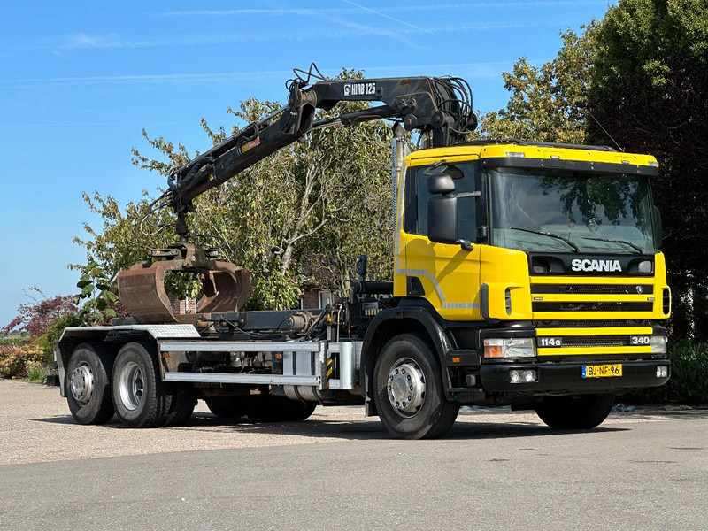 Scania R114-340 6x2 !!KRAAN/CONTAINER/KABEL!!MANUELL!! - Camion cu sistem de cablu, Camion cu macara: Foto 2 Scania R114-340 6x2 !!KRAAN/CONTAINER/KABEL!!MANUELL!! - Camion cu sistem de cablu, Camion cu macara: Foto 2