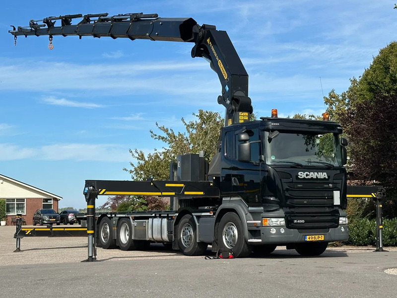 Scania R490 PALFINGER 92TM!! 2017!!ONLY 66TKM!!!NEW!! - Camion cu macara: Foto 1 Scania R490 PALFINGER 92TM!! 2017!!ONLY 66TKM!!!NEW!! - Camion cu macara: Foto 1
