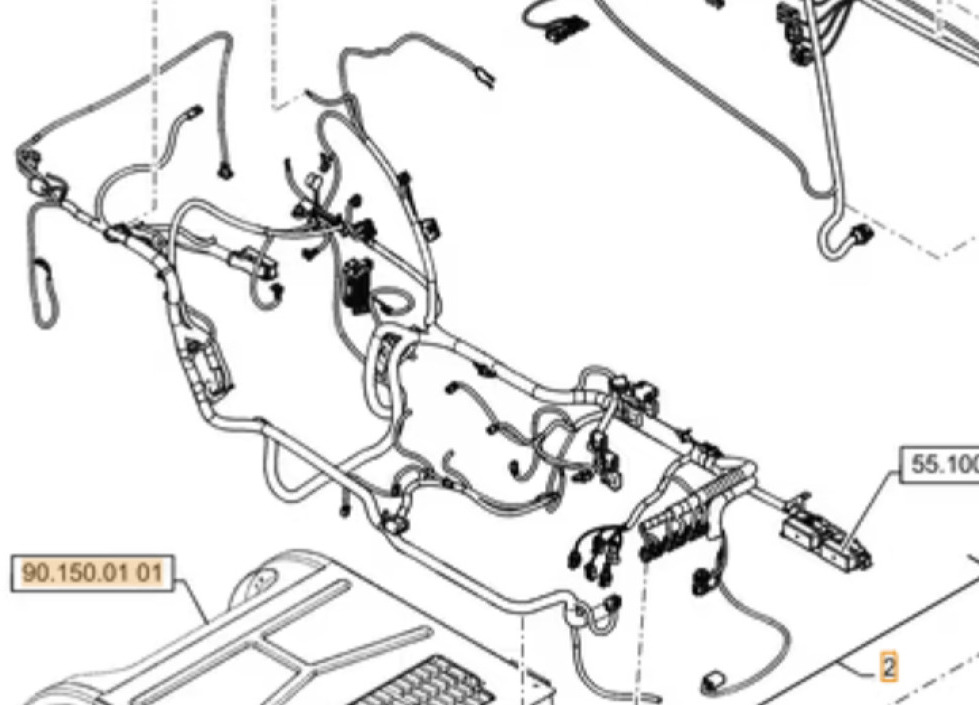 Case 47377806 - Cablu/ Fire electric pentru Utilaje constructii: Foto 1 Case 47377806 - Cablu/ Fire electric pentru Utilaje constructii: Foto 1