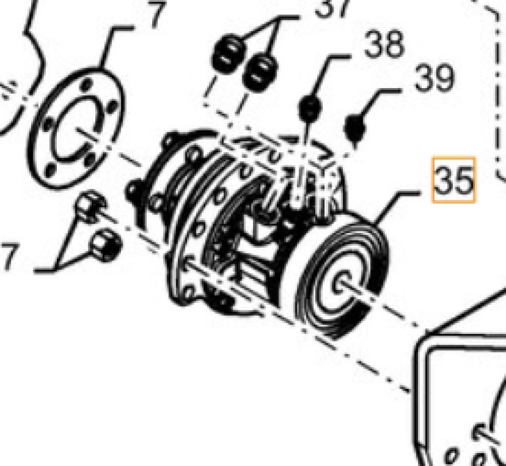 Case 47419139 - Motor hidraulic pentru Utilaje agricole: Foto 1 Case 47419139 - Motor hidraulic pentru Utilaje agricole: Foto 1