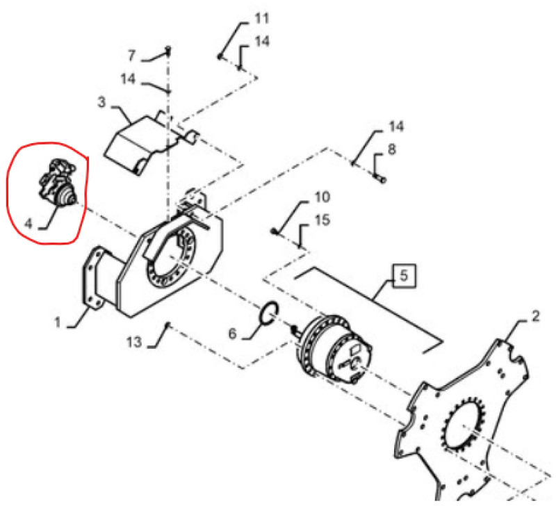 Case 48180109 - Motor hidraulic pentru Utilaje agricole: Foto 1 Case 48180109 - Motor hidraulic pentru Utilaje agricole: Foto 1