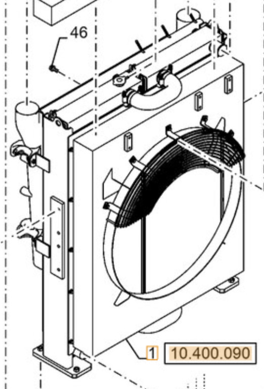 Case KWH12780 - Radiator pentru Utilaje constructii: Foto 2 Case KWH12780 - Radiator pentru Utilaje constructii: Foto 2