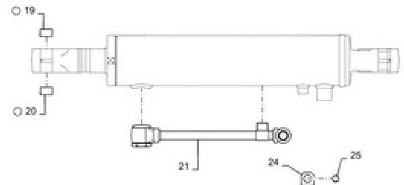 Case PW01V00073F1 - Cilindru hidraulic pentru Utilaje agricole: Foto 1 Case PW01V00073F1 - Cilindru hidraulic pentru Utilaje agricole: Foto 1