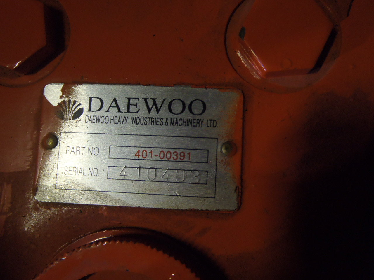 Daewoo 401-00391 - - Reductor de rotire pentru Utilaje constructii: Foto 3 Daewoo 401-00391 - - Reductor de rotire pentru Utilaje constructii: Foto 3