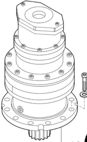 New Holland 152403282 - 152403261 - Reductor de rotire pentru Utilaje constructii: Foto 1 New Holland 152403282 - 152403261 - Reductor de rotire pentru Utilaje constructii: Foto 1