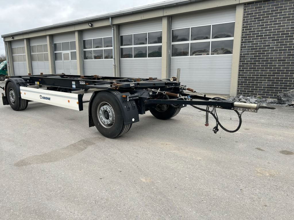 Krone 2 Achswechselfahrgestell, Typ: AZW 18 eL3B9 - Remorcă transport containere/ Swap body: Foto 4 Krone 2 Achswechselfahrgestell, Typ: AZW 18 eL3B9 - Remorcă transport containere/ Swap body: Foto 4