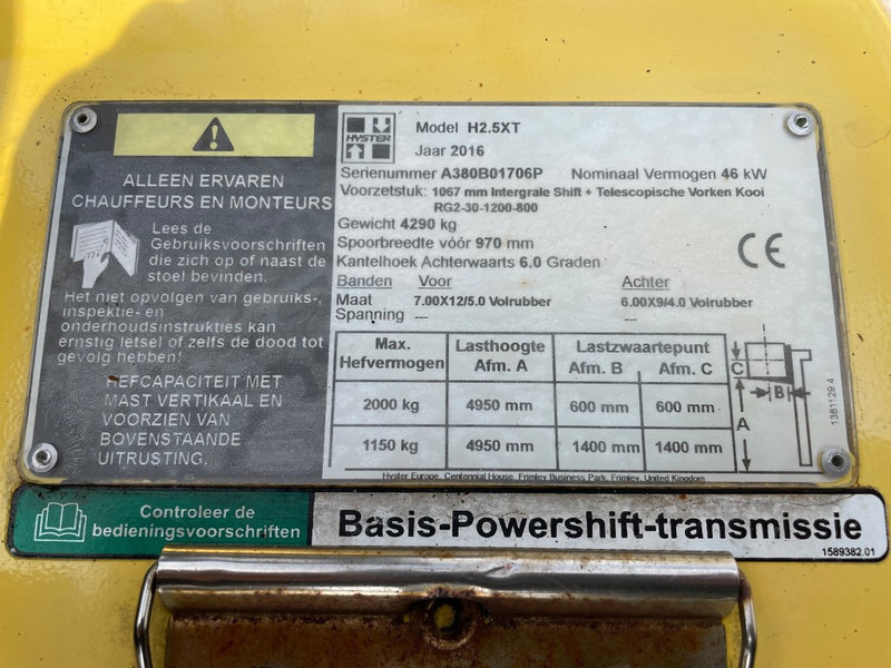Hyster H 2.5 XT - Stivuitor GPL: Foto 3 Hyster H 2.5 XT - Stivuitor GPL: Foto 3
