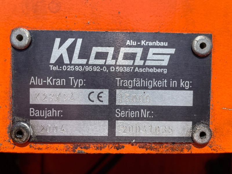 Klaas K 28-34 - Macara tot teren: Foto 3 Klaas K 28-34 - Macara tot teren: Foto 3