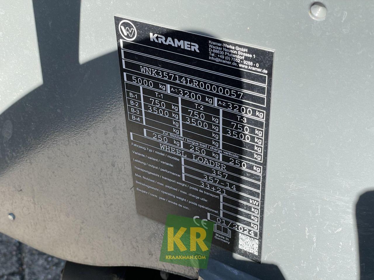 Încărcător pe roți telescopic nou Overig Kramer: Foto 9