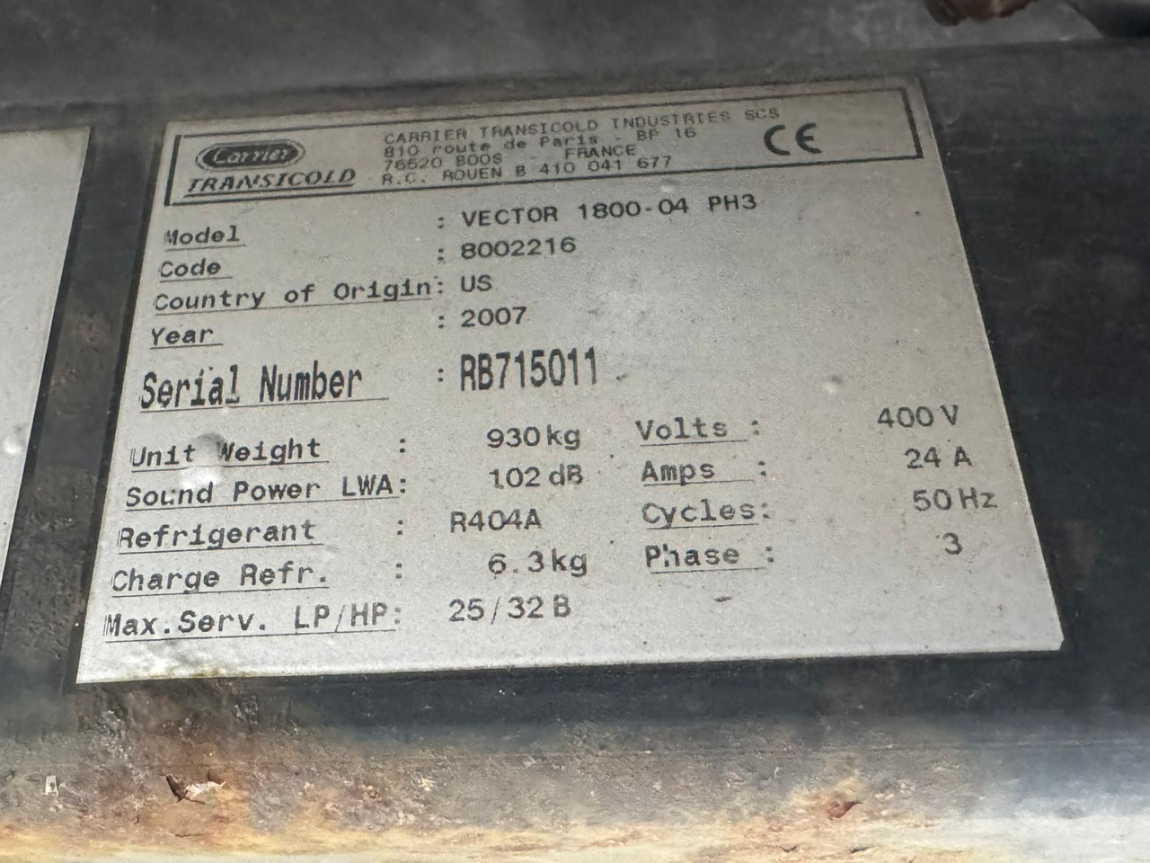 Chereau 2007 Vector 1800 – CBT214R - Semiremorcă frigider: Foto 5 Chereau 2007 Vector 1800 – CBT214R - Semiremorcă frigider: Foto 5