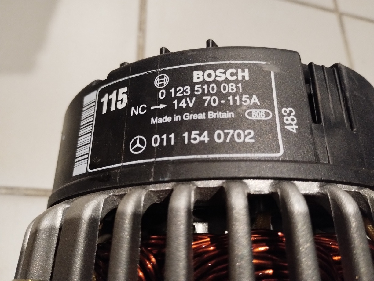 Alternator Mercedes 0101540702 0123510081 115A BOSCH SPRINTER 901 902 903 904 W463 W638 C208 S211 - Alternator pentru Autoutilitară: Foto 2 Alternator Mercedes 0101540702 0123510081 115A BOSCH SPRINTER 901 902 903 904 W463 W638 C208 S211 - Alternator pentru Autoutilitară: Foto 2