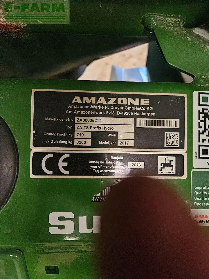 Amazone za-ts 3200 profis hydro - Imprastietor îngrăşăminte: Foto 5 Amazone za-ts 3200 profis hydro - Imprastietor îngrăşăminte: Foto 5