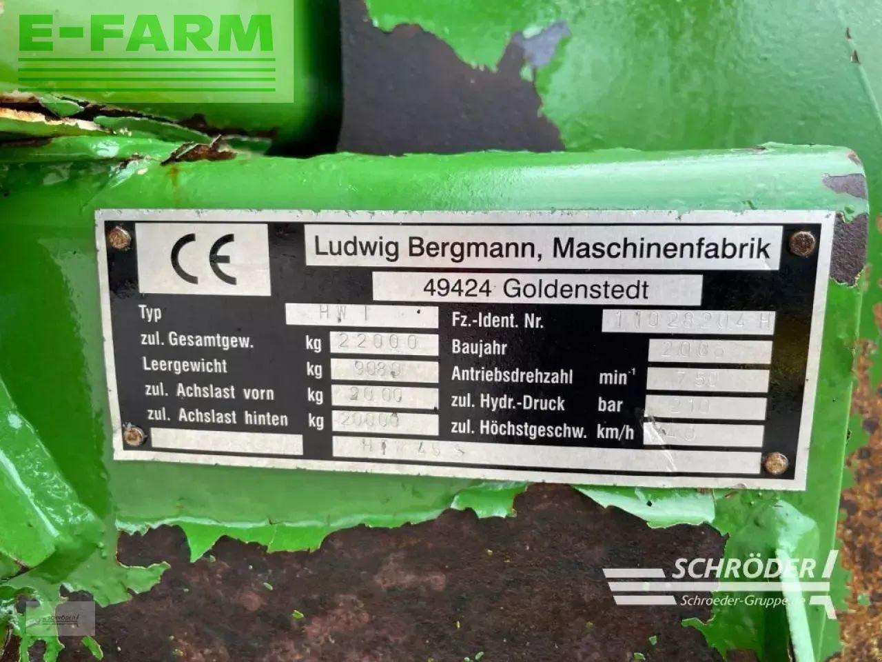 Remorcă autobasculantă agricolă Bergmann htw 45 s: Foto 22