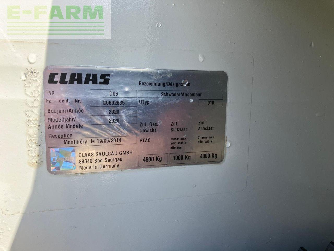 CLAAS LINER 3600 - Maşină de întors fânul: Foto 3 CLAAS LINER 3600 - Maşină de întors fânul: Foto 3