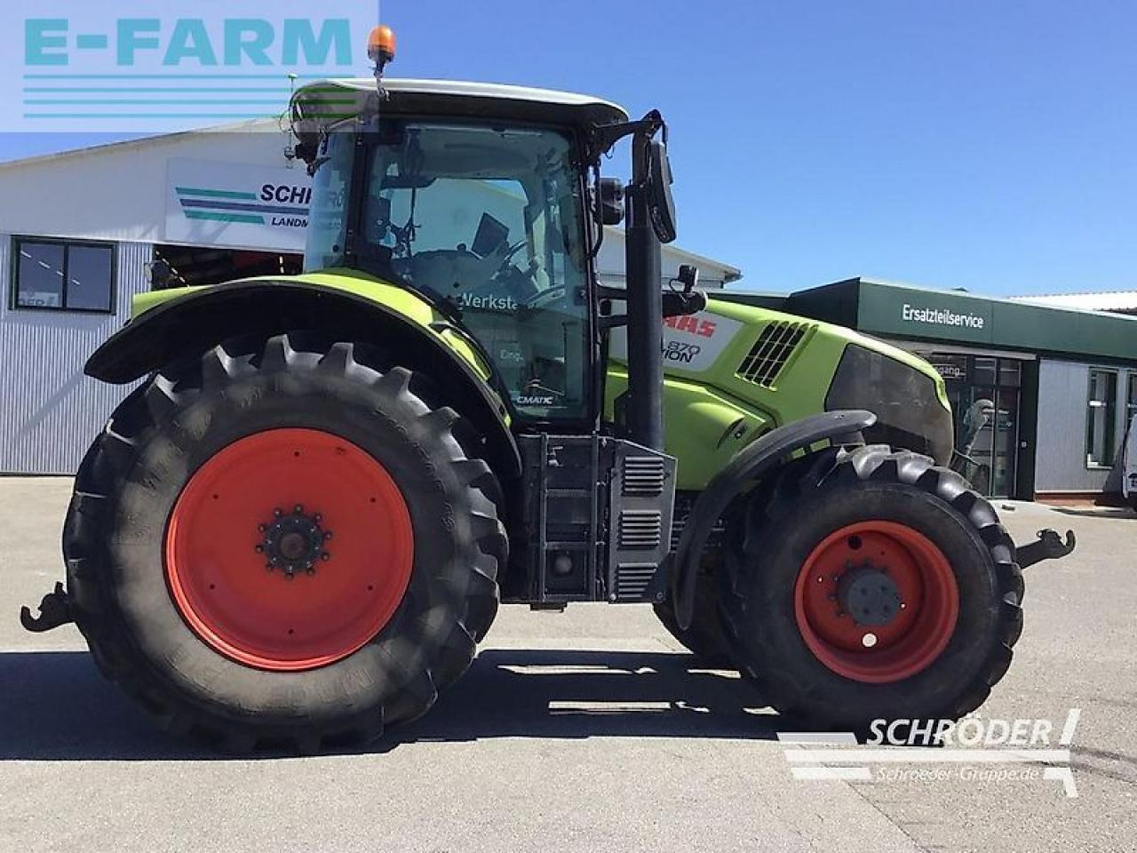 CLAAS axion 870 cmatic rtk CMATIC - Tractor agricol: Foto 4 CLAAS axion 870 cmatic rtk CMATIC - Tractor agricol: Foto 4