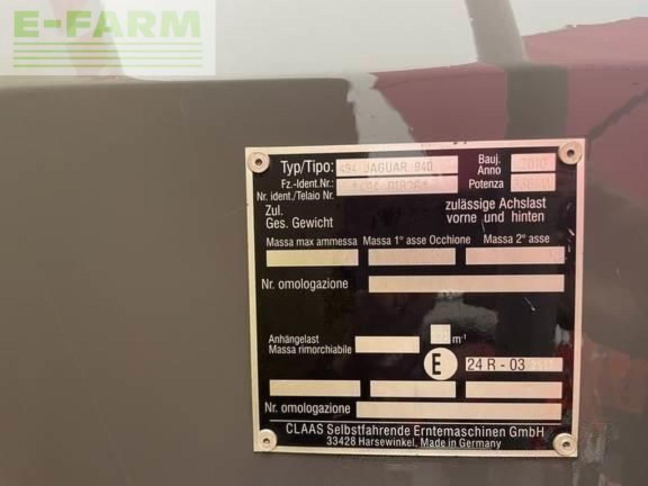 CLAAS jaguar 940 - Combină de Recoltat Furaj: Foto 4 CLAAS jaguar 940 - Combină de Recoltat Furaj: Foto 4