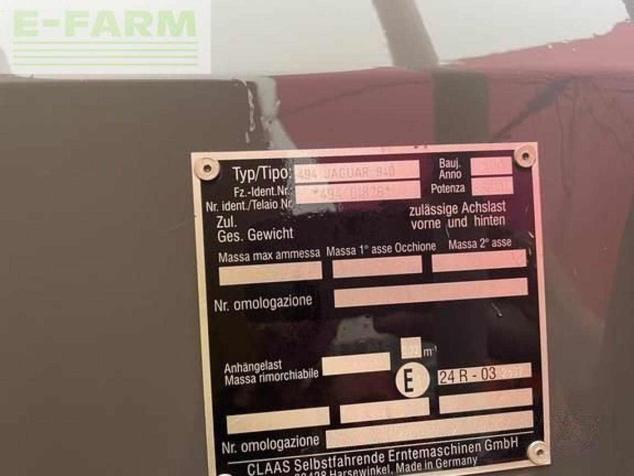 CLAAS jaguar 940 - Combină de Recoltat Furaj: Foto 5 CLAAS jaguar 940 - Combină de Recoltat Furaj: Foto 5