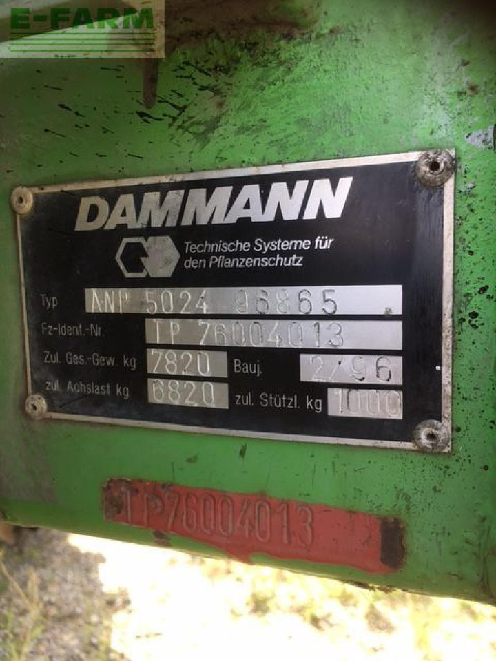 Dammann anp 5024 - Maşină de erbicidat tractata: Foto 4 Dammann anp 5024 - Maşină de erbicidat tractata: Foto 4