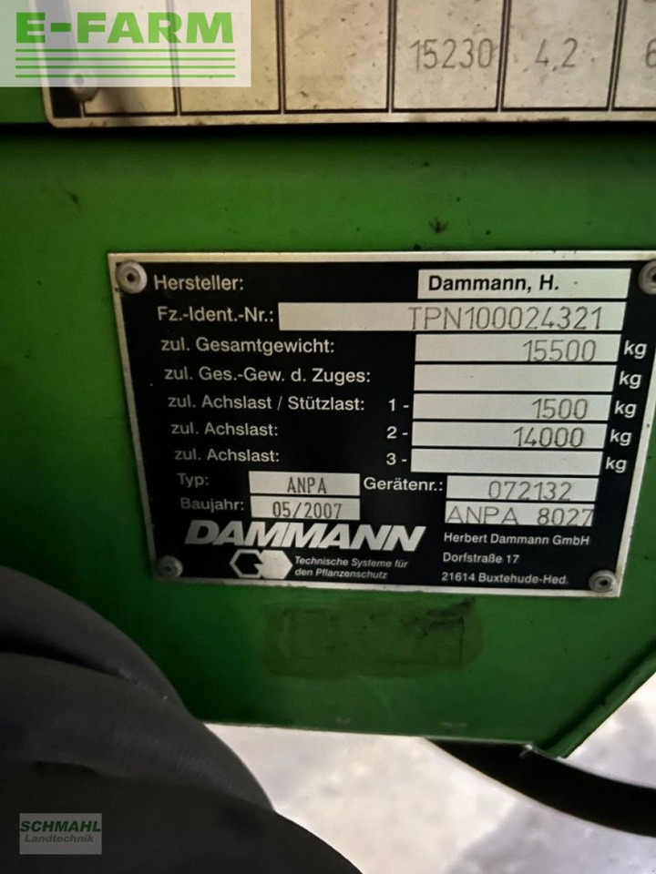 Dammann anpa 8027 - Maşină de erbicidat tractata: Foto 5 Dammann anpa 8027 - Maşină de erbicidat tractata: Foto 5