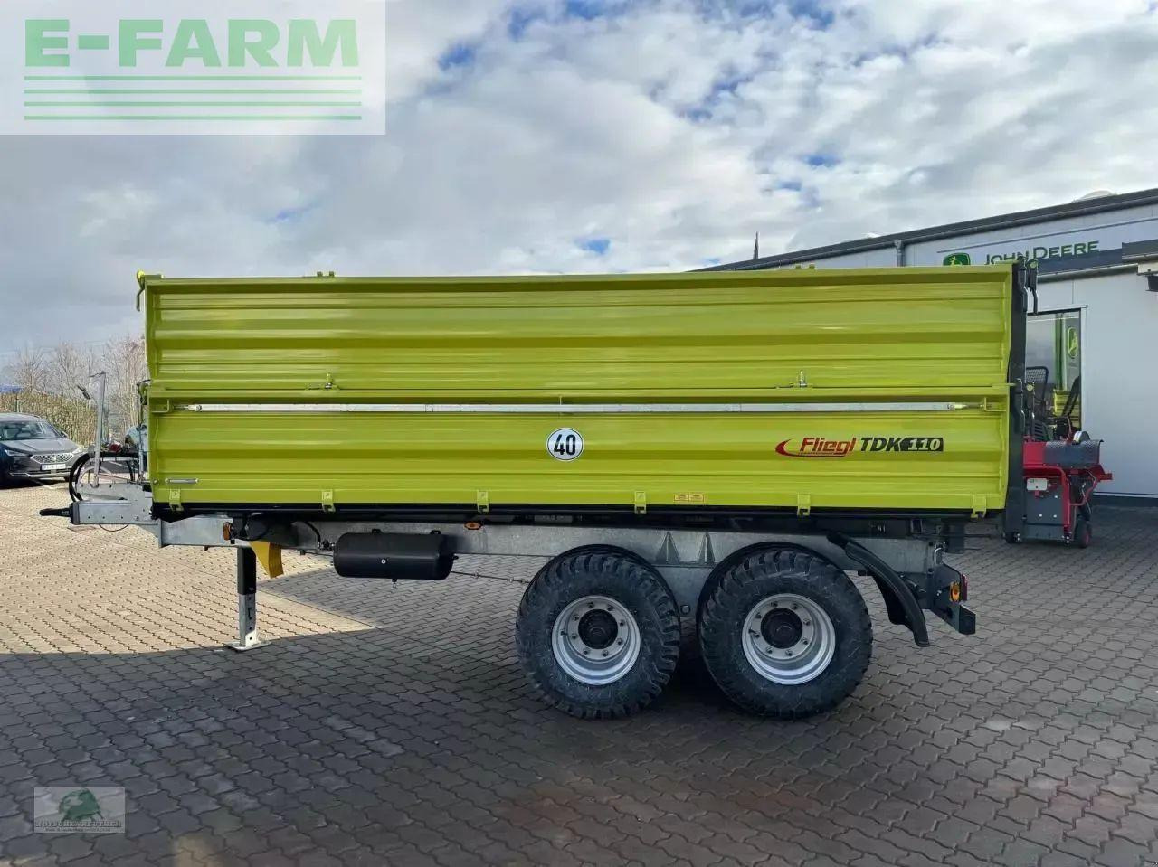 Fliegl tdk 110-88 - Remorcă autobasculantă agricolă: Foto 2 Fliegl tdk 110-88 - Remorcă autobasculantă agricolă: Foto 2