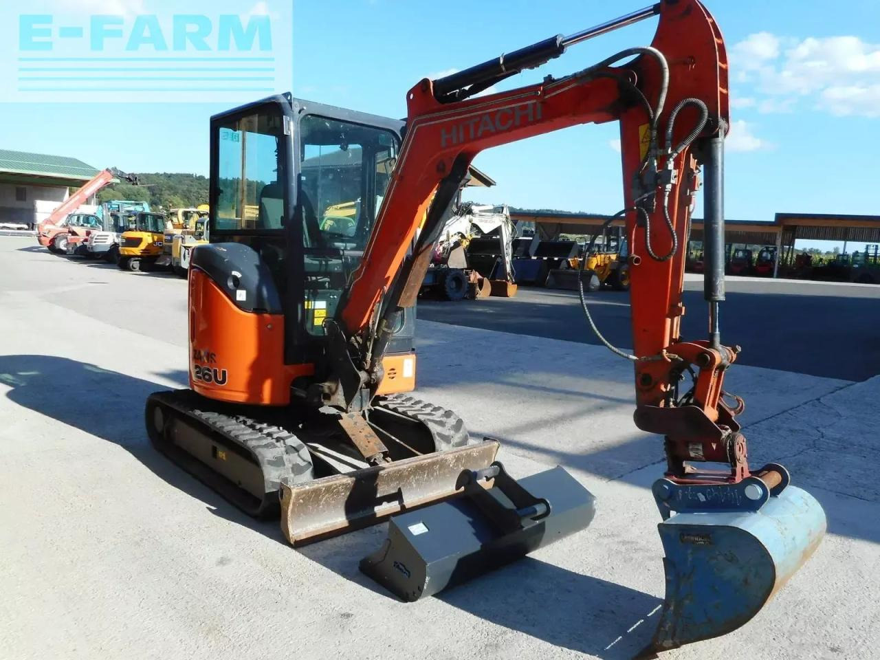 Hitachi zx26u-6 ( 2.740kg ) powertilt - Mini excavator: Foto 4 Hitachi zx26u-6 ( 2.740kg ) powertilt - Mini excavator: Foto 4