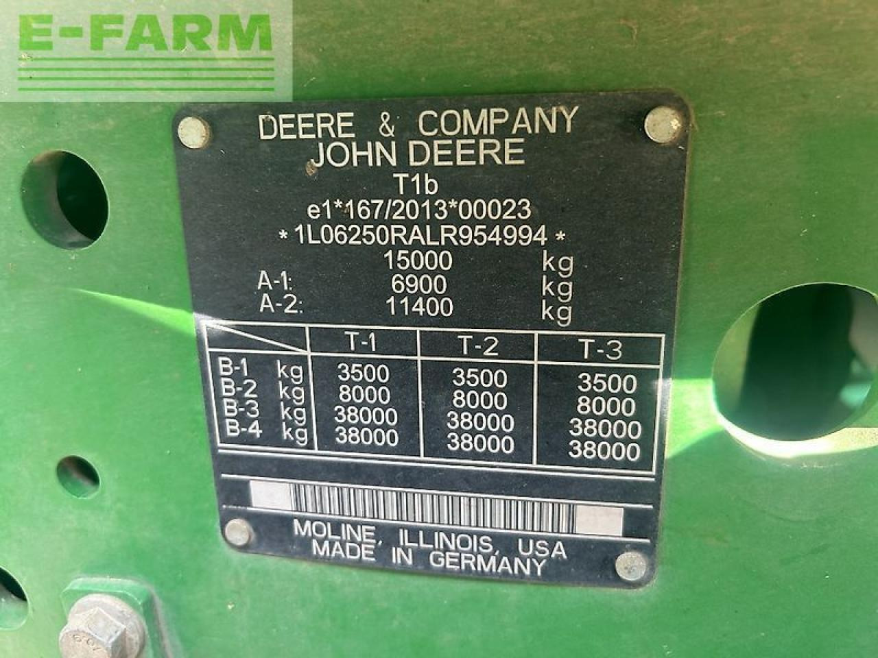 Tractor agricol John Deere 6250r: Foto 9 Tractor agricol John Deere 6250r: Foto 9