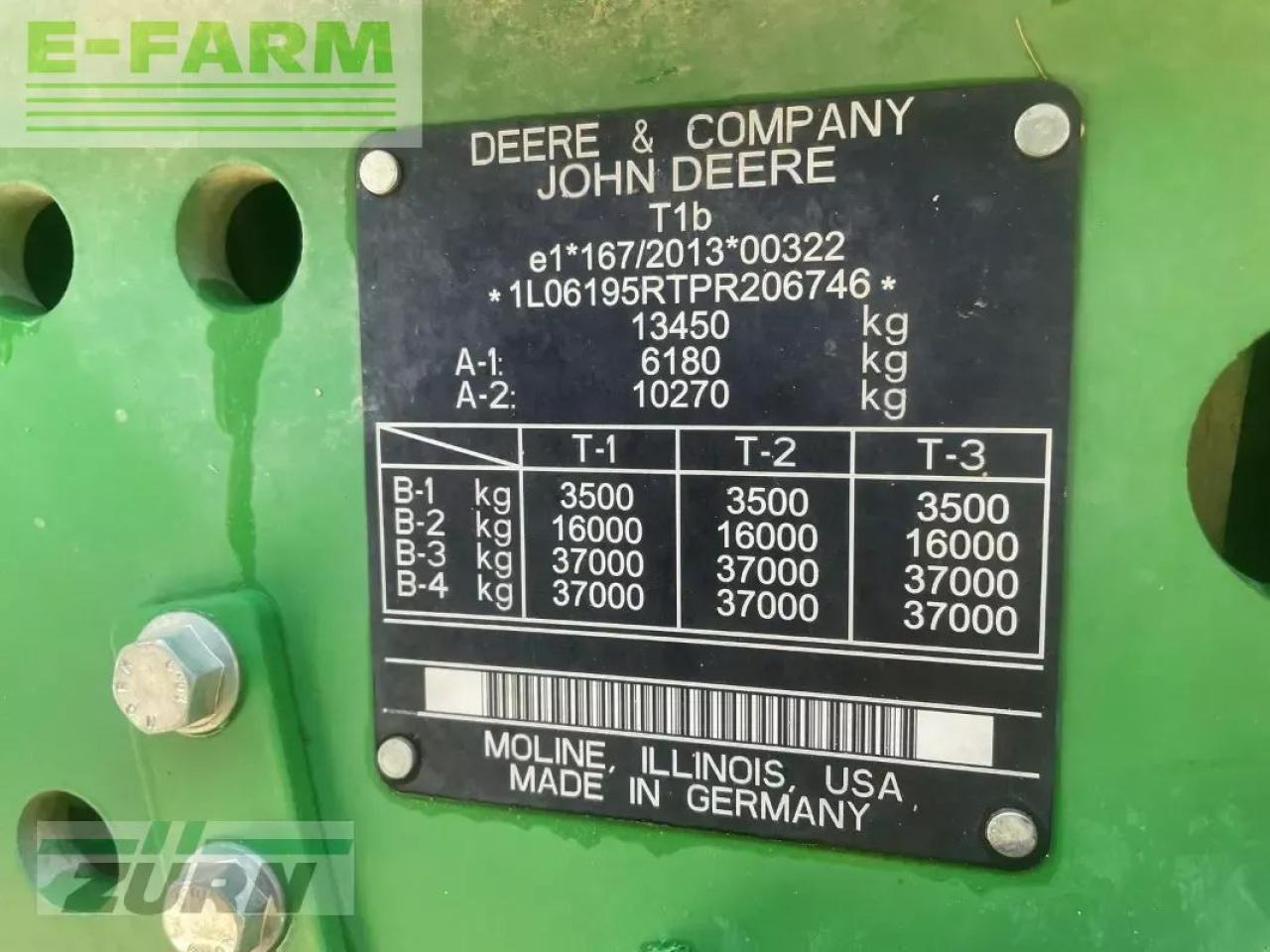 John Deere 6r195 / 6r 195 - Tractor agricol: Foto 5 John Deere 6r195 / 6r 195 - Tractor agricol: Foto 5