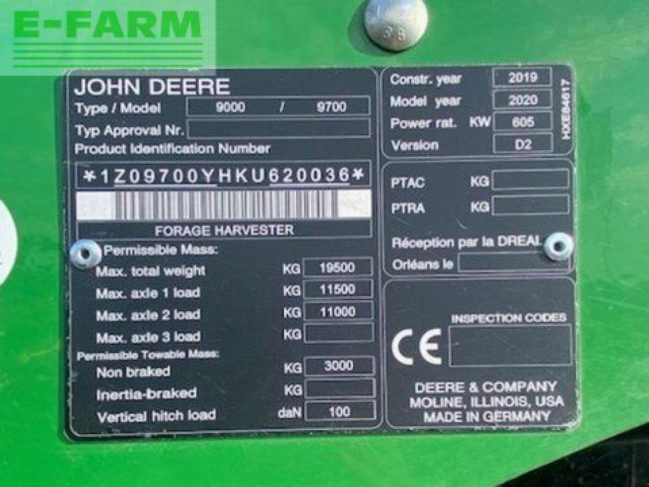 John Deere 9700i prodrive 40km/h - Combină de Recoltat Furaj: Foto 4 John Deere 9700i prodrive 40km/h - Combină de Recoltat Furaj: Foto 4